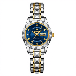 For 782 Luxury Fashion Women's Quartz <b>Watch</b> Stainless Steel Strap Water Resistant 3BAR Luminous Date Display Casual <b>Watch</b> - Product Image 4