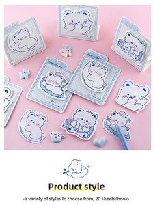 Adorables notes autocollantes Ours <span class=keywords><strong>polaire</strong></span> YH-4157 : Capturez les joies chaleureuses de la vie – Votre compagnon de bureau Ours <span class=keywords><strong>polaire</strong></span> pour vos notes et listes de tâches - Product Image 6