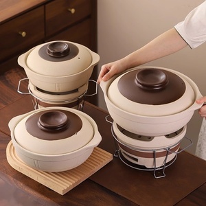 Olla de carbón comercial estilo antiguo, resistente a altas temperaturas, estilo chino, olla universal para guisos y tripas de res - Product Image 1