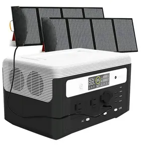 중국 도매 220v 240V Lifepo4 600W 2200W 태양열 발전기 1KW 2KW 휴대용 발전소