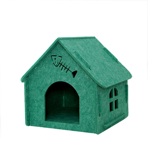 Haustierbett Hersteller Eigenmarke Produkt orthopädisches Hundebett flauschiges Haustierfilz-Haus - Product Image 2