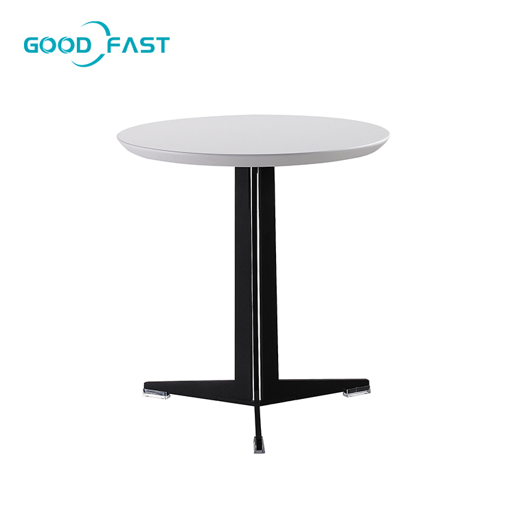 Охлаждающая модная Скандинавская мебель из МДФ в лучшем стиле для ресторана, окраска для отеля, черный Ресторанный стол с металлической основой