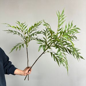Branche d'arbre artificielle Meng Jie 100cm 200cm Feuillage vert pour décoration intérieure et extérieure - Product Image 1
