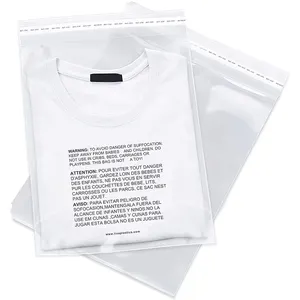 Eco Friendly Waterproof Clothes Accessories Packaging Clear Plastic Self Adhesive Opp Bag For Packing