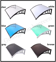 Serre plastique toiture jardin parasol patio auvent couverture polycarbonate prix en thaïlande