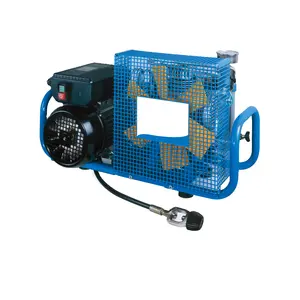 Compresor de aire de respiración eléctrico de alta presión, bomba de aire para buceo, PCP, paintball, SCBA, snorkel, CE, 200bar/300bar