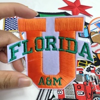 Patchs de broderie HBCU de haute qualité, broderie personnalisée à la presse à chaud