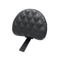 Moto Nouveau Step Up Grand Canapé Siège Double Gel Intérieur Coussin avec Dossier Conducteur Réglable pour Harley Touring 2008-2023