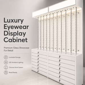 Design d'intérieur <span class=keywords><strong>de</strong></span> magasin d'<span class=keywords><strong>optique</strong></span> moderne et luxueux avec vitrine à lunettes LED pour <span class=keywords><strong>boutique</strong></span> - Product Image 4