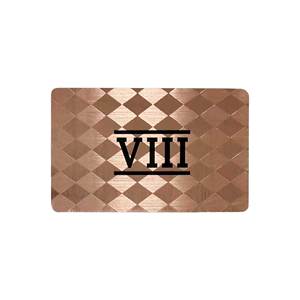 Высококачественные премиальные смарт-карты из металла 13,56 МГц Mifare Desfire EV3, металлическая карта с односторонней радиочастотной читкой - Product Image 6