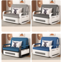 Stilvolle Multifunktionale Couch, die sich in ein Komfortables Doppelbett verwandelt für den Täglichen Hausgebrauch