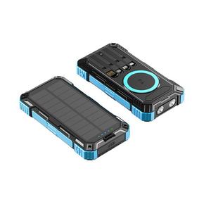 Nuevo Producto: Banco de Energía Solar Inalámbrico con Cable Integrado, Cargador Portátil Solar de 20000mAh con Linterna LED - Product Image 6