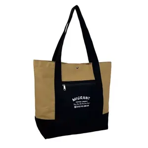 tote bags with custom printed logo plain Custom Sublimation blanks White polyester tote bag canvas shopping bags with logos