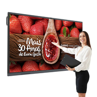 Pizarra Interactiva Digital Inteligente Todo en Uno de 55 y 75 Pulgadas, de Gran Formato, para Aula, Fabricada en China