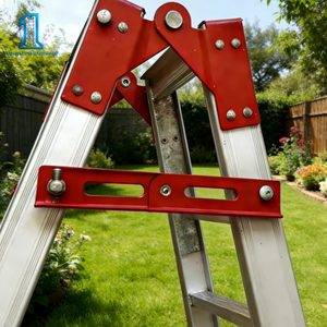 Kit <span class=keywords><strong>de</strong></span> Herrajes para Escalera en A, Componentes Metálicos Rojos + Juego Completo <span class=keywords><strong>de</strong></span> Tornillos |   Repuesto <span class=keywords><strong>de</strong></span> Escalera <span class=keywords><strong>de</strong></span> Diseño Industrial <span class=keywords><strong>de</strong></span> Alta Resistencia - Product Image 5