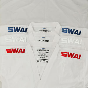 Uniforme de Karate Kimono Personalizado <span class=keywords><strong>Smai</strong></span> Aprobado por la WKF con Logo para Niños Equipo de Entrenamiento Material NBR - Product Image 3