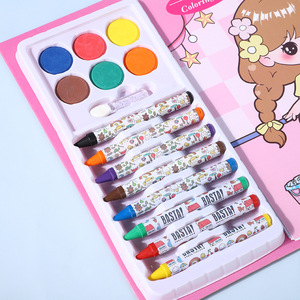 Crayons d'astronaute pour enfants en gros, livres de gribouillage à l'aquarelle, livres de coloriage et de dessin à l'eau écologiques, carnets de croquis éducatifs - Product Image 4