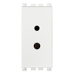 เต้ารับโพลาไรซ์ 2P 6A 24V SELV สีขาว 4.1x2.8x5.3 ซม. - Product Image 1