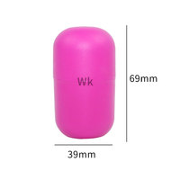 Flacon en plastique en forme de capsule pour pilules, comprimés, médicaments, vitamines, maca, huile de poisson, coffret de nutriments, puissance