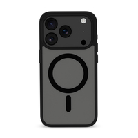 Coque magnétique effet peau pour iPhone 17 Pro/17 Pro Max – Finition mate semi-transparente avec absorption des chocs améliorée