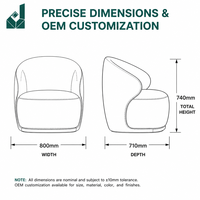 Fauteuil de bureau exécutif moderne rembourré et incurvé, en tissu aspect lin, ergonomique et confortable, idéal pour la réception et les salles d'attente