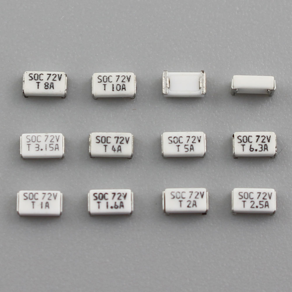 Предохранитель Micro SOC SMD SMT 1206, 11CT T 1A 1.6A 2A 2.5A 3.15A 4A 5A 6.3A 8A 10A 72V DC, медленное выдувание 3216, поверхностное крепление