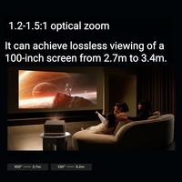 Nouveau projecteur DLP 4K RS 20 Pro Max 2026, 4300 ISO LM, laser tricolore, projecteur Android, compatible 3D, configurations de niveau cinéma