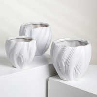 YUANWANG vas keramik pot bunga minimalis Modern grosir pot tanaman pot bunga keramik ornamen taman