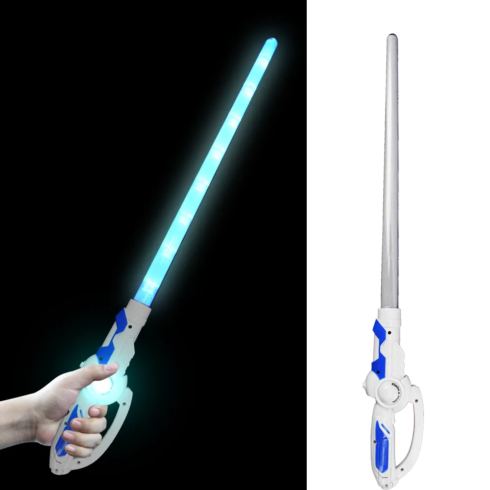 Plastic Oplichtende Zwaardstaf Led Laserzwaarden Knipperlicht Sabel Speelgoed Kids Led Light Up Zwaard