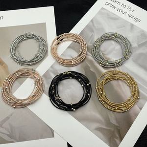 1.7mm Music Lovers Fashion Bohemian Boho Bracelets Guitar <strong>String</strong> Bracelet Multi Strand Stackable <strong>Stretch</strong> Bracelets for Women - Product Image 6