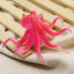 Fluorescerende Kunstmatige <span class=keywords><strong>Octopus</strong></span> <span class=keywords><strong>Aquarium</strong></span> Ornament Met Zuignap Fish Tank Decoratie - Product Image 2