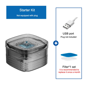 大容量304盎司/2.4加仑/9L汽车宠物咖啡厅饮水机时尚环保狗猫饮水机 - Product Image 6