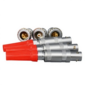 RealRun Aviation Plug Connector Zelfvergrendelende halvemaanvormige stekker 1/<span class=keywords><strong>2</strong></span>/3/4/5 naar NP coaxiale connector Zorgt voor een stabiele verbinding - Product Image 2