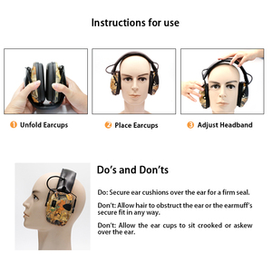 Охота/стрельба Электронные Наушники для шумоподавления - Product Image 5