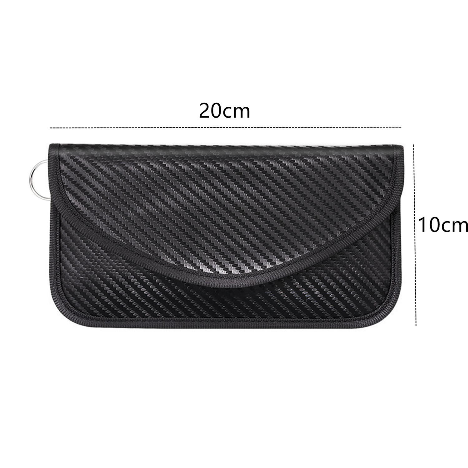 Large horizontal black line with keychain-single packaging