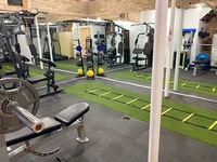 Trineo de césped ponderado Push Pull Sprint Track Grass Fitness