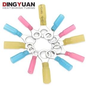 Dingyuan không thấm nước dây điện Doanh Lug nhiệt thu nhỏ vòng kết nối nhiệt thu nhỏ vòng dây uốn thiết bị đầu cuối - Product Image 1