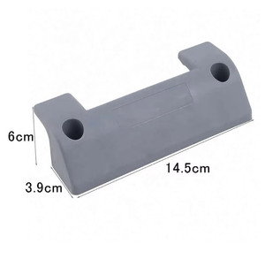 Support de tuyau d'arrosage <span class=keywords><strong>mural</strong></span> en PVC, 2 pièces, avec 4 vis d'expansion - Product Image 6