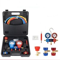 Car R134 R410a R22 R407c Manifold Gauge Set for Air Conditioner Refrigeration Vehicle Tools