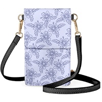 Vente en gros directe : Étui de téléphone à bandoulière personnalisé avec écran tactile, style tropical hawaïen, grande capacité