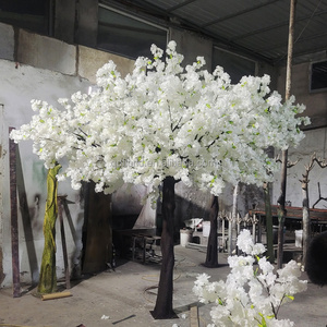 A107 decorazione per eventi giganteschi finti fiori di ciliegio fiore rosa grandi alberi di Sakura albero di ciliegio artificiale per decorazione stradale di nozze - Product Image 3