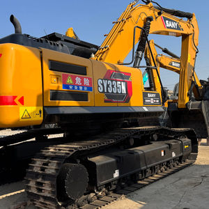 รถขุดมือสอง SANY SY335H 33 ตัน อุปกรณ์ก่อสร้างจากจีน เครื่องยนต์ Isuzu แบริ่ง Enerpac สำหรับงานดิน เกียร์ Poclain มอเตอร์ปั๊ม PLC - Product Image 1