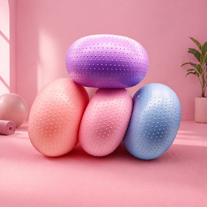Point Massage Texture Thickened Anti Burst Professional <strong>Studio</strong> Practice Custom Stability Balance Performance PVC Donut Yoga Ball - Product Image 1