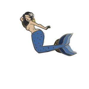 Hochwertige Metall-Emaille Tier Fischform Anstecknadel - Product Image 2