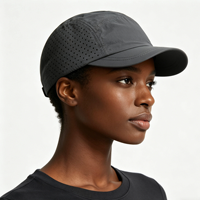 Cappellino da Baseball Unisex a Rapida Asciugatura con Perforazioni Laser, Traspirante, Visiera Corta, Protezione UV, per Corsa, Pesca, Campeggio