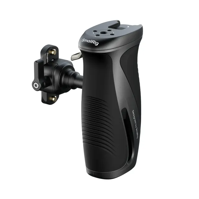 5160 Rotating NATO Side Handle or 1/4" 20 Screws NATO Clamp 360 Adjustment Handgrip for Camera/Monitor Cage Kit
