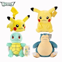 Peluches Pokémon Série Duoduo Fort Psyduck et Charmander avec étiquettes d'authenticité, en polyester, rembourrées en coton PP