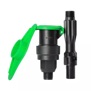 Заводская цена, пластиковый водозаборный клапан 3/4 "1", быстроразъемный клапан для садовой оросительной системы