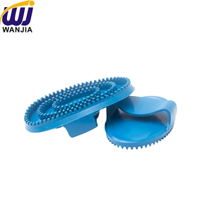 万家马咖喱梳橡胶美容刷狗马牲畜环保耐用清洁梳马术马厩工具 - Product Image 5