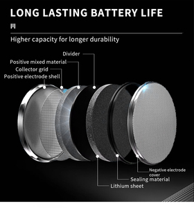 Pile bouton au lithium 3V CR1620 60mAh pour l'électronique grand public, télécommandes de voiture, jouets, montres - Product Image 3